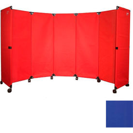 Portable Mobile Room Divider MP10S (4') Blue 1707003