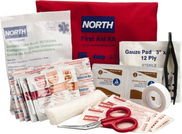 39 Piece, 10 Person, Multipurpose/Auto/Travel First Aid Kit MPN:018503-4219