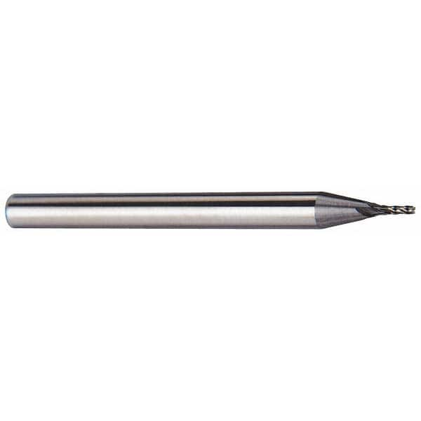 Square End Mill: 5/8'' Dia, 3/4'' LOC, 5/8'' Shank Dia, 3'' OAL, 4 Flutes, Solid Carbide MPN:16362500A