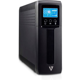 V7 UPS 1500VA Tower Battery Backup System with 10 Outlets (5 Battery Backup + 5 Surge) UPS1TW1500-1N