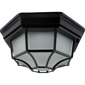 Sunlite® LED Octagonal Ceiling Flush Mount Light Fixture 17W 30K/40K/50K 120-277V Black 87787-SU