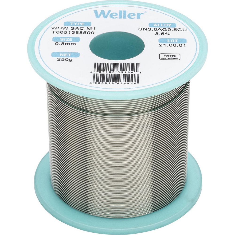 Solder, Solder Type: Lead Free , Material: Alloy , Container Type: Spool , Container Size: 250 g , Minimum Melting Temperature: 422.6  MPN:T0051388599