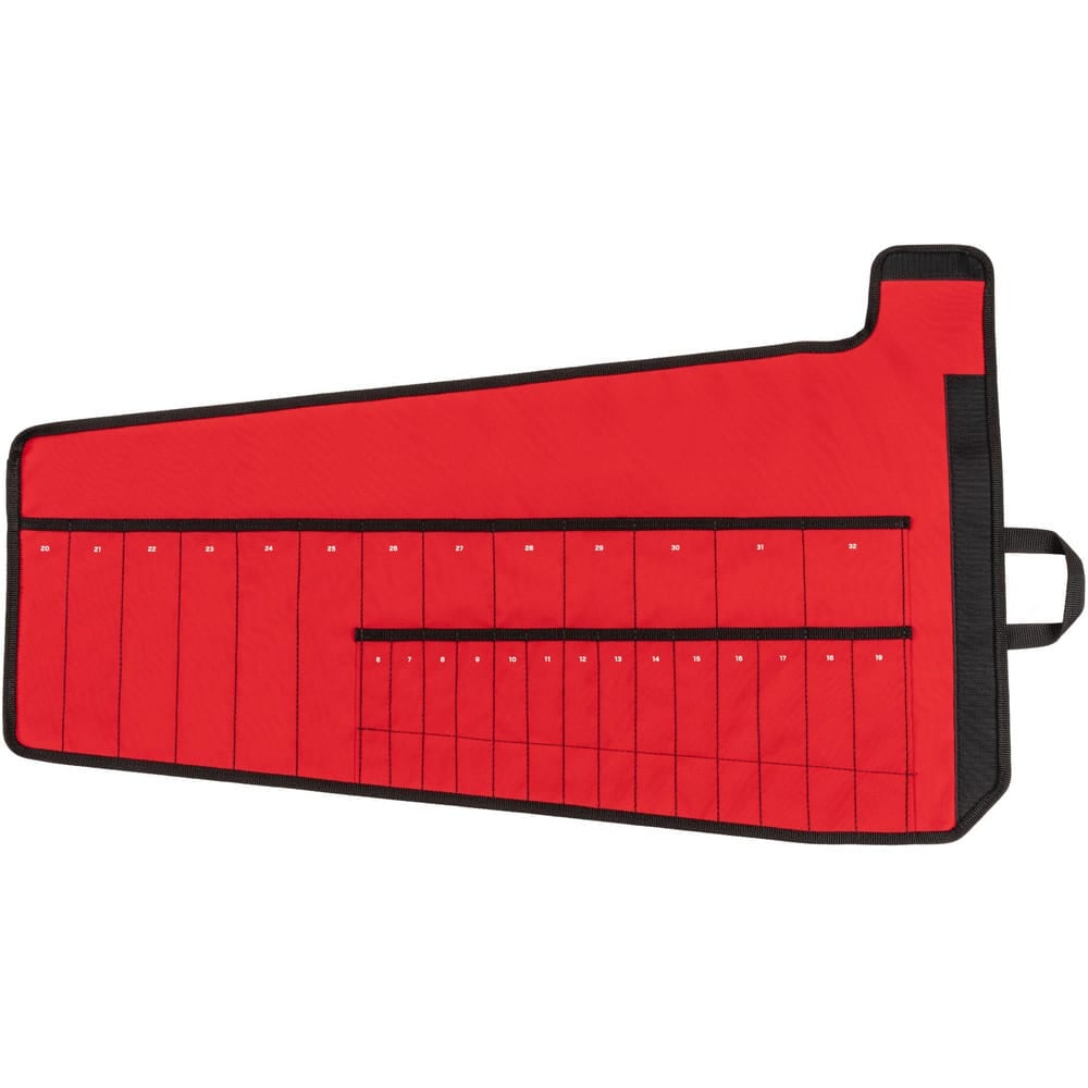 Tool Pouches & Holsters, Holder Type: Rollup Pouch , Tool Type: Combination Wrench , Closure Type: Hook & Loop , Material: Polyester , Color: Red  MPN:OTP21204