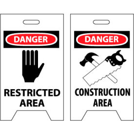 Floor Sign - Danger Restricted Area Construction Area FS35