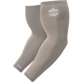 Ergodyne® Chill-Its® 6690 Cooling Arm Sleeves M Gray 12187