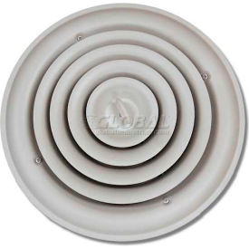 Speedi-Grille Round Ceiling Vent Register Cover Adj. Bowtie Damper SG-RCR 06 6