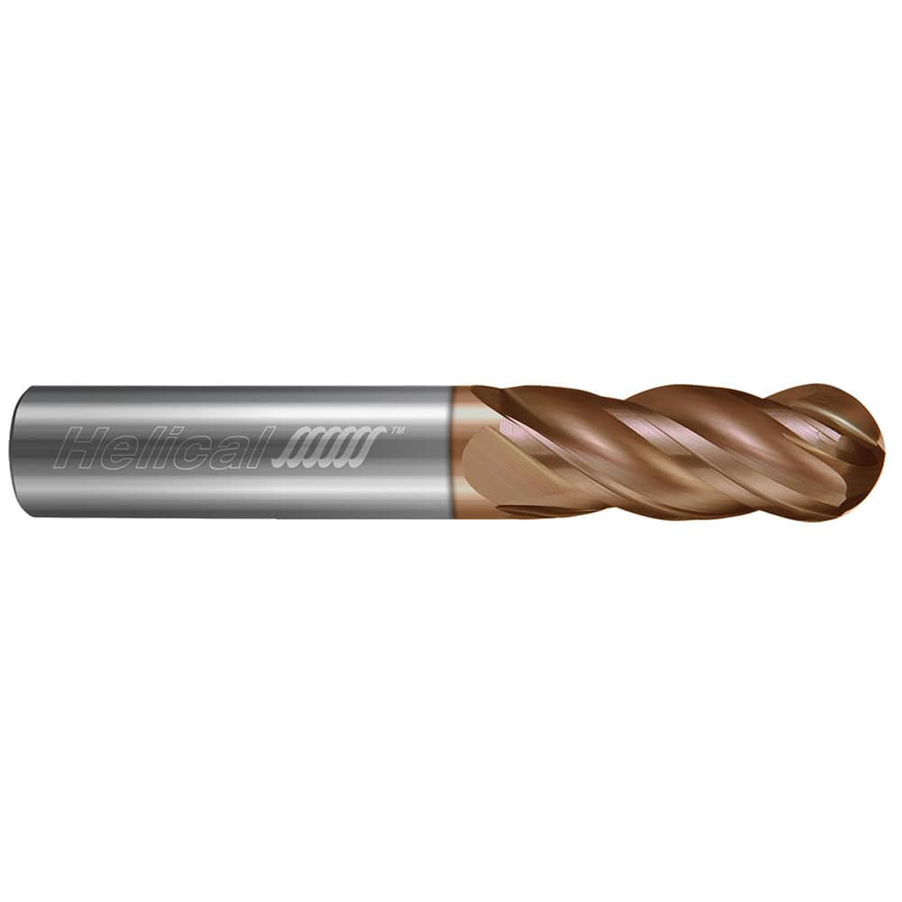 Ball End Mills, Mill Diameter (Inch): 5/32 , Mill Diameter (Decimal Inch): 0.1562 , Number Of Flutes: 4 , End Mill Material: Solid Carbide  MPN:88182