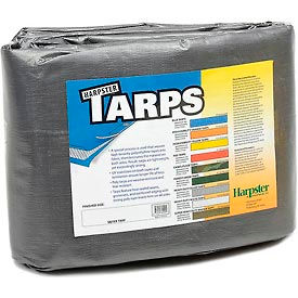 20' x 20' Medium Duty 6 oz. Tarp Silver - S20x20 S20x20