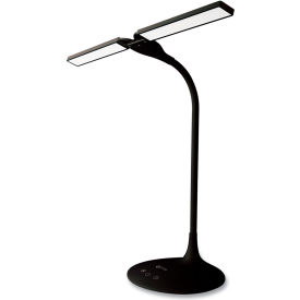 OttLite® Wellness Series Pivot LED Desk Lamp with Dual Shades 7.1W Black CSN59G5W