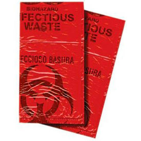 First Voice™ Red Biohazard Waste Disposable Bags 7-10 Gallon 50/Pack BHAZ01