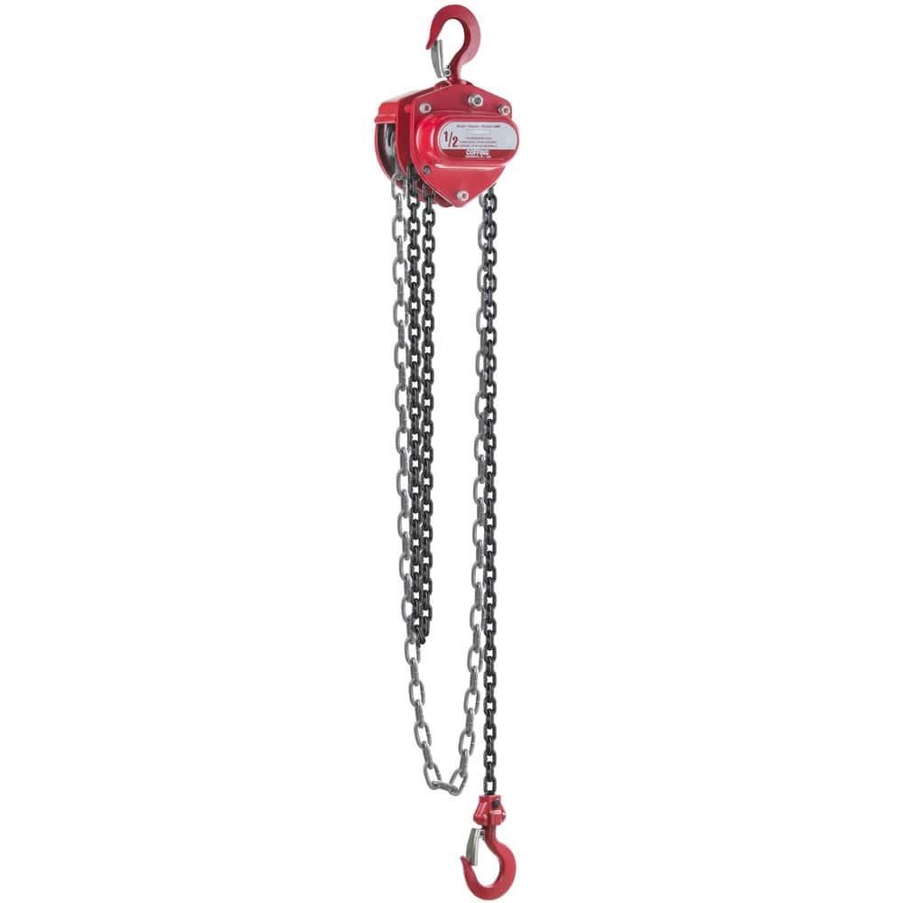 Manual Hoists-Chain, Rope & Strap, Hoist Type: Lever , Lift Mechanism: Chain , Work Load Limit: 1000lb , Pull Capacity: 1000lb , Maximum Lift Distance: 10ft  MPN:08903WC