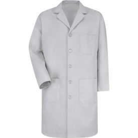 Red Kap® Men's Lab Coat Light Gray Poly/Combed Cotton 50