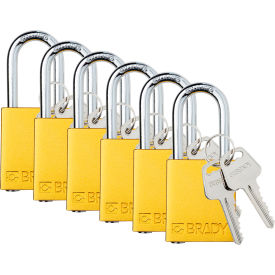 Brady® Safety Lockout Padlock Keyed Alike 1-1/2