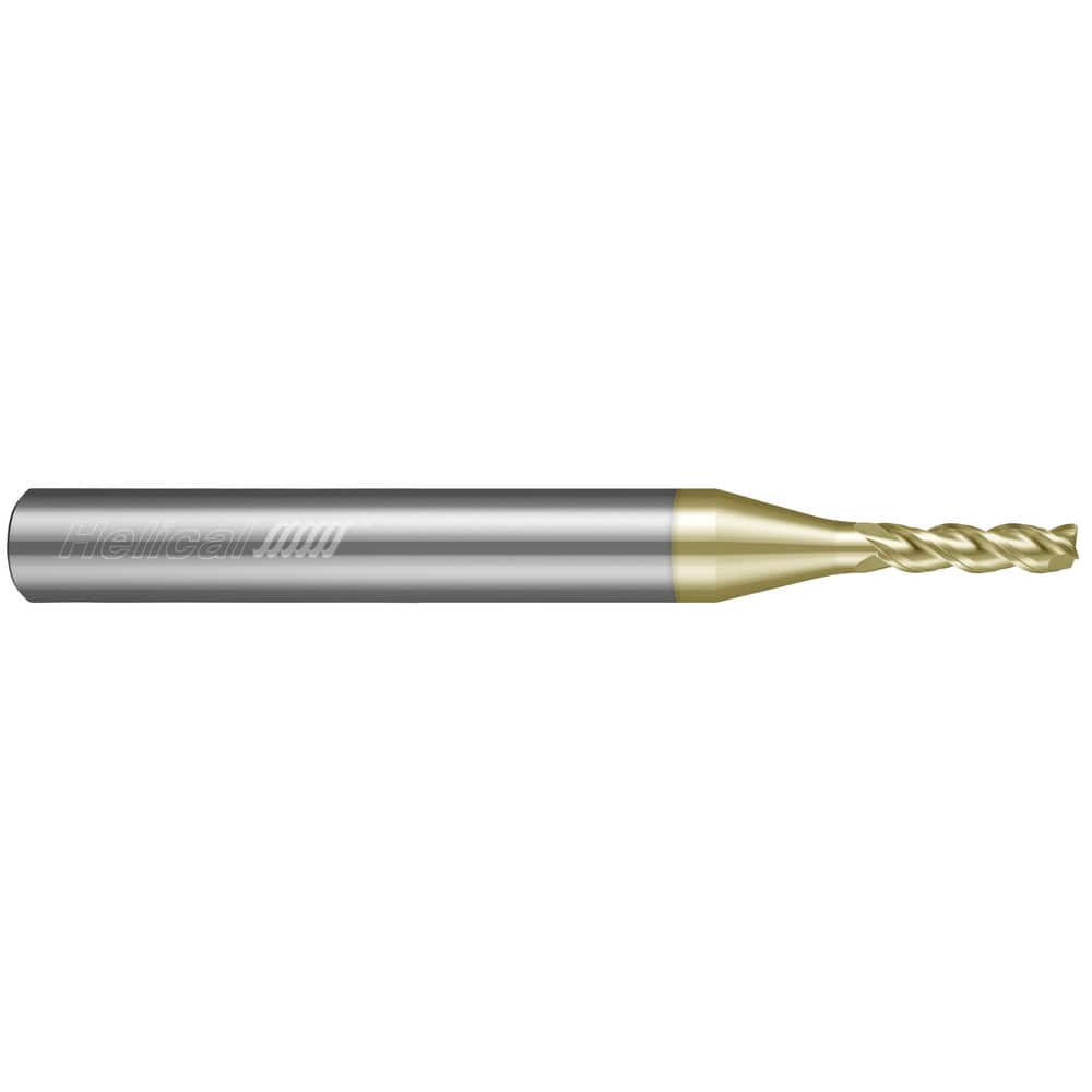 Corner Radius & Corner Chamfer End Mills, Mill Diameter (Inch): 1/16 , Mill Diameter (Decimal Inch): 0.0625 , Number Of Flutes: 3 , Length of Cut (Inch): 3/16  MPN:88826