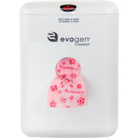 Hospeco® Evogen® EVNT No Touch Combination Waste Receptacle White ABS Plastic EVNT-CWR