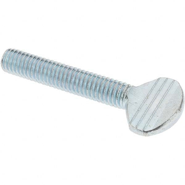 2 Steel Thumb Screw: 3/8-16, Oval Head MPN:-34425-2