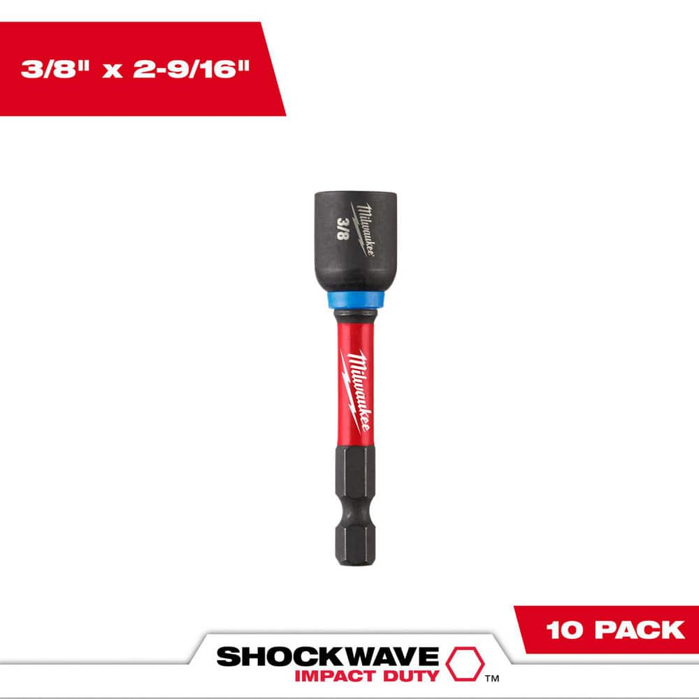 Power & Impact Screwdriver Bit Sets, Bit Type: Impact Nut Driver , Point Type: Hex , Drive Size: 3/8 , Overall Length (Inch): 2-9/16  MPN:49-66-0535