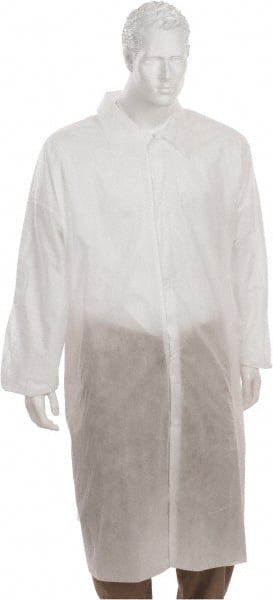 Pack of (30) Size 5XL White Lab Coats without Pockets MPN:KM-LC0-WE-SMS-5