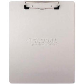 Universal One Brushed Aluminum Plastic Clipboard 1/2