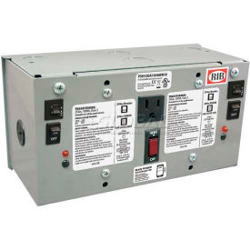 RIB® AC Power Supply PSH100A100AWB10 Enclosed Dual 100VA 120-24VAC 10A Breaker PSH100A100AWB10