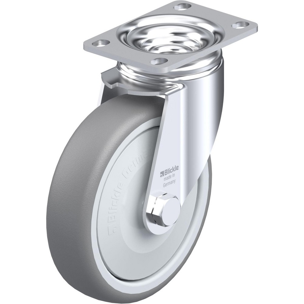 Top Plate Casters, Mount Type: Plate , Number of Wheels: 1.000 , Wheel Diameter (Inch): 8 , Wheel Material: Polyurethane , Wheel Width (Inch): 2  MPN:916546