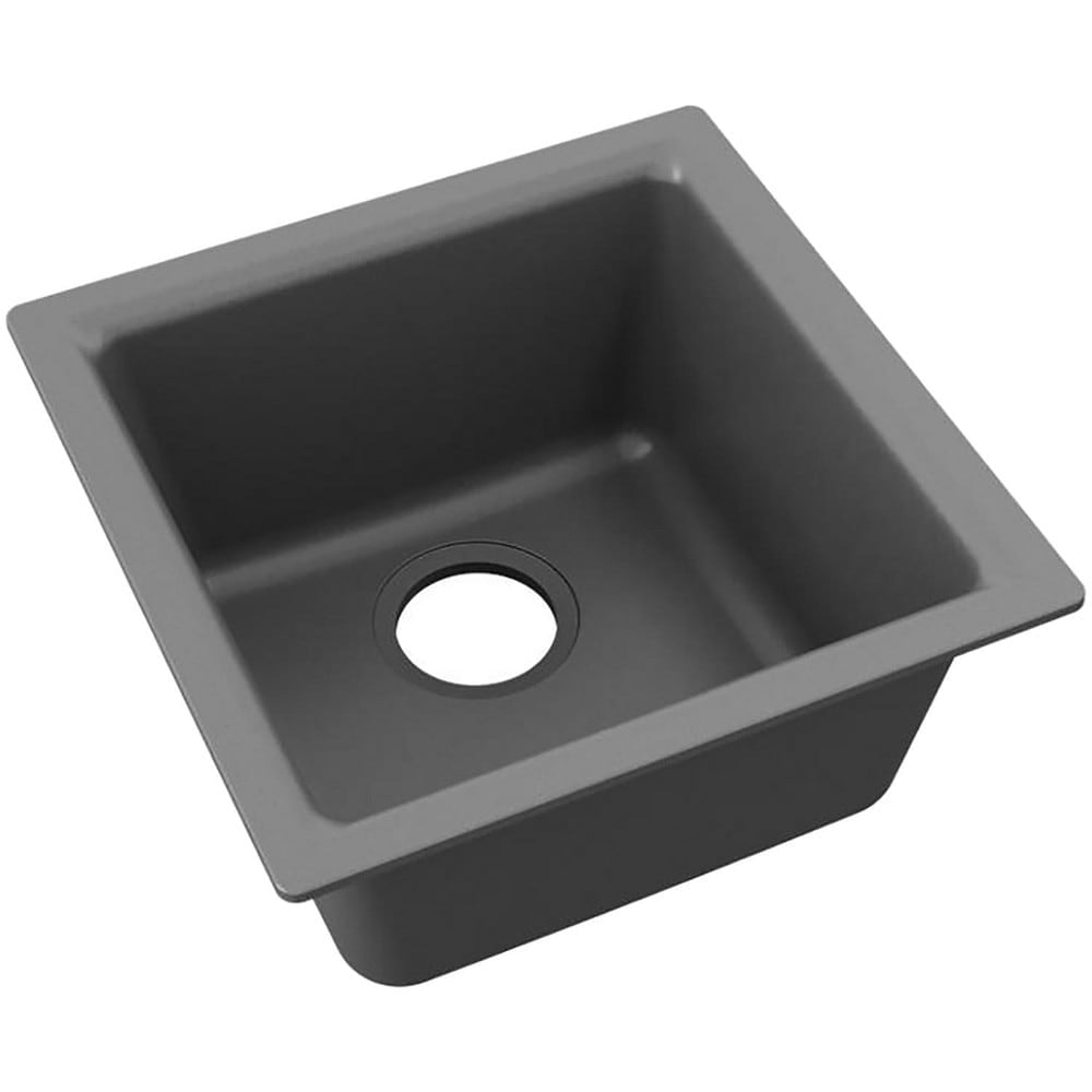 Sinks, Type: Drop-In, Undermount , Mounting Location: Countertop , Number Of Bowls: 1 , Material: Quartz , Faucet Included: No  MPN:ELG1616GT0