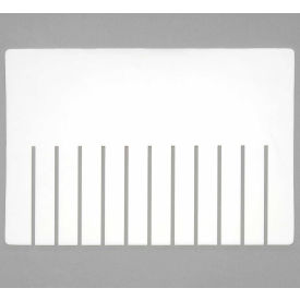 Dandux Width Divider 50P0018110 for Dividable Stackable Box 50P0114120 White - Pkg Qty 6 50P0018110