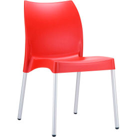 Siesta Vita Resin Outdoor Dining Chair Red - Pkg Qty 2 ISP049-RED