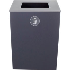 Busch Systems Spectrum Cube XL Trash Can 32 Gallon Grey 104007