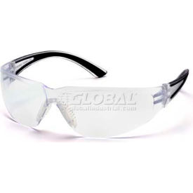 Cortez™ Safety Glasses Clear Anti-Fog Lens  Black Temples - Pkg Qty 12 SB3610ST