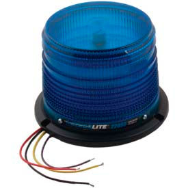 Meteorlite™ 22050 Low-Profile Strobe Light SY22050L-B - 12-48 Volts - Permanent Mount - Blue SY22050L-B