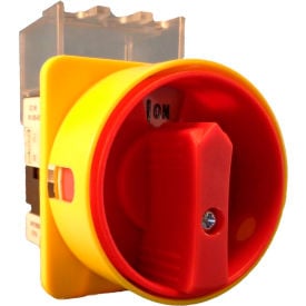 Springer Controls/MERZ ML2-063-AR3 63A3-PoleDisconnect Switch Red/Yellow Front-Mount Lockable ML2-063-AR3