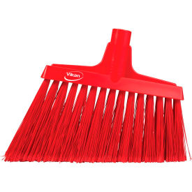 Vikan 29164 Split Bristle Angle Head Broom Red 29164