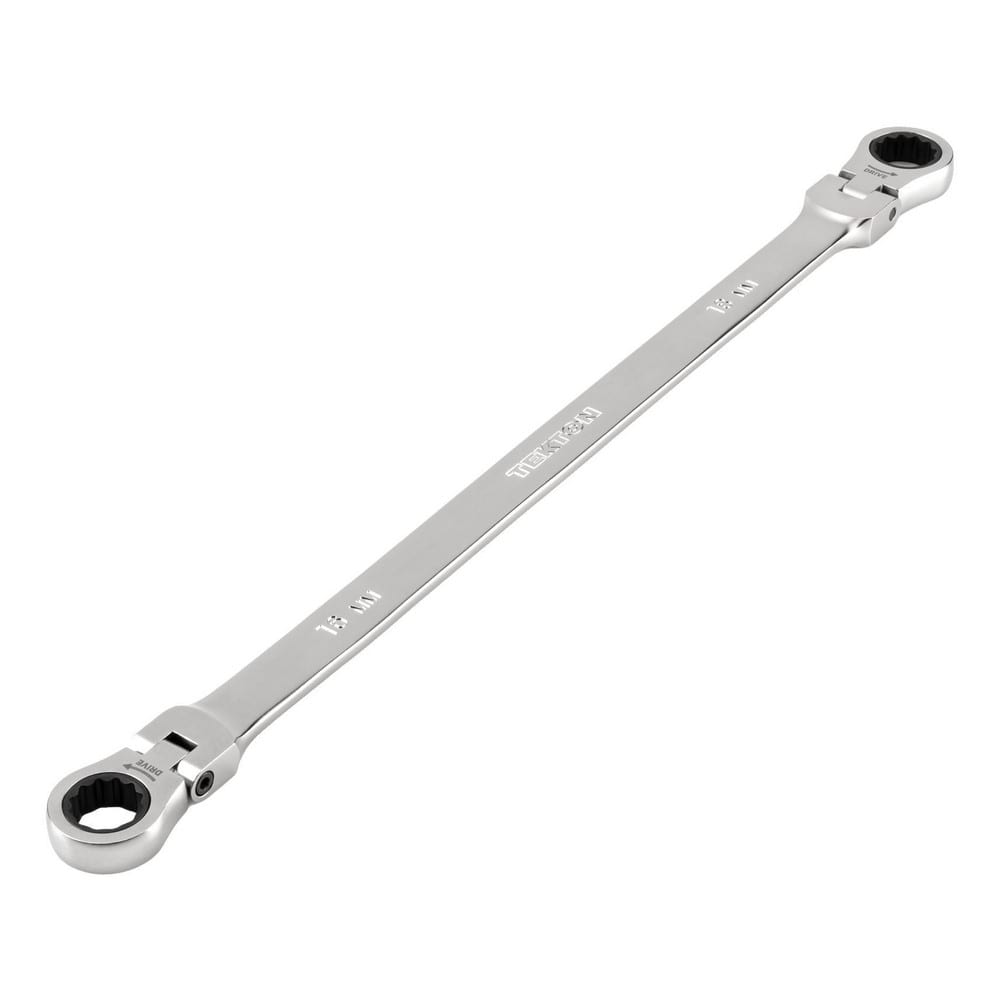 Combination Wrenches, Size (mm): 18 , Finish: Satin Chrome , Head Type: Flexible , Handle Type: Straight , Material: Steel  MPN:WRB36416