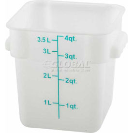 WinCo® Square Storage Container 8-39/64