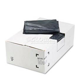 Black Recycled Can Liners - 55 to 60 Gallon 2.00 Mil 100/Case WBIRNW5820