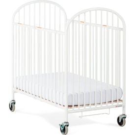 Foundations® Pinnacle™ Steel Folding Compact Crib with 4