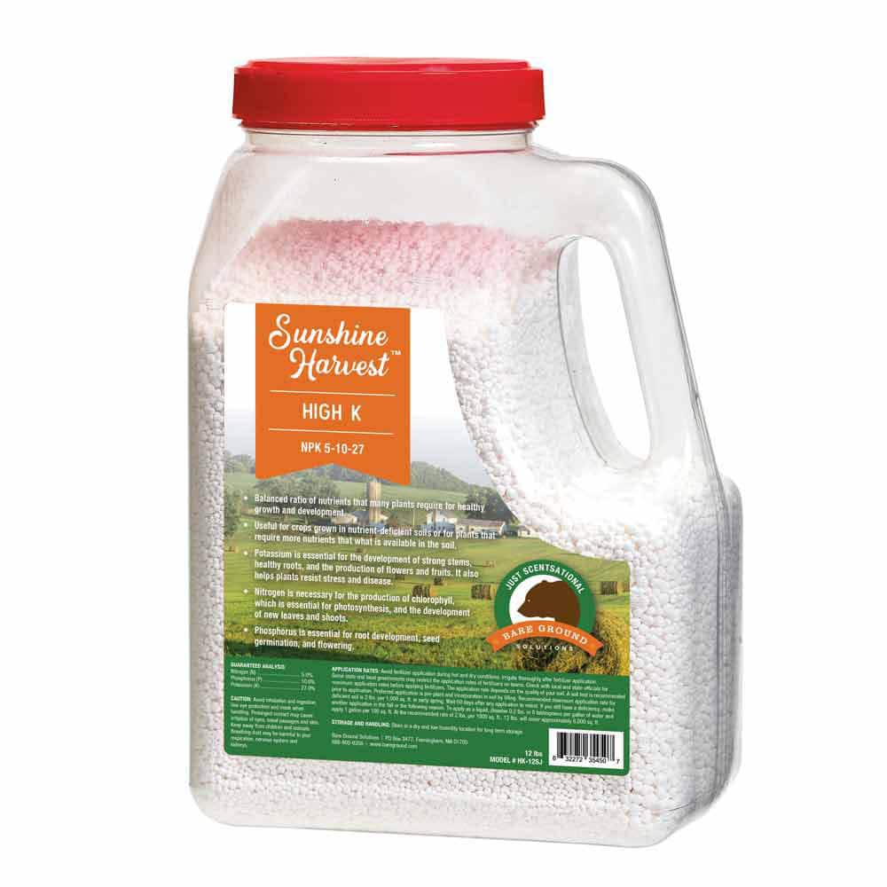 Garden & Pump Sprayer Accessories, Description: Sunshine Harvest NPK 5-10-27 fertilizer  12lb shaker jug , Form: Granules , Container Size (Lb.): 12  MPN:HK-12SJ