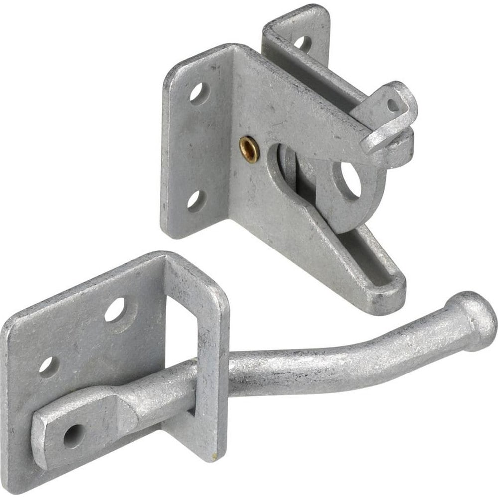 Gate Latches, Mount Type: Screw , Finish/Coating: Galvanized , Overall Length: 4.84 , Projection: 2.24in , Bolt Length: 4.840  MPN:3012GAR