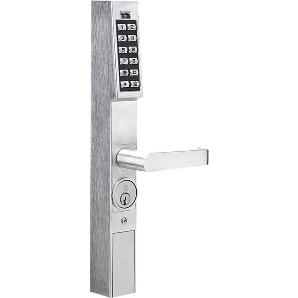 Lever Locksets, Lockset Type: Rim Exit Trim with Keypad , Key Type: Conventional , Back Set: 2-3/4 (Inch), Cylinder Type: Conventional , Material: Metal  MPN:DL1200ET/26D