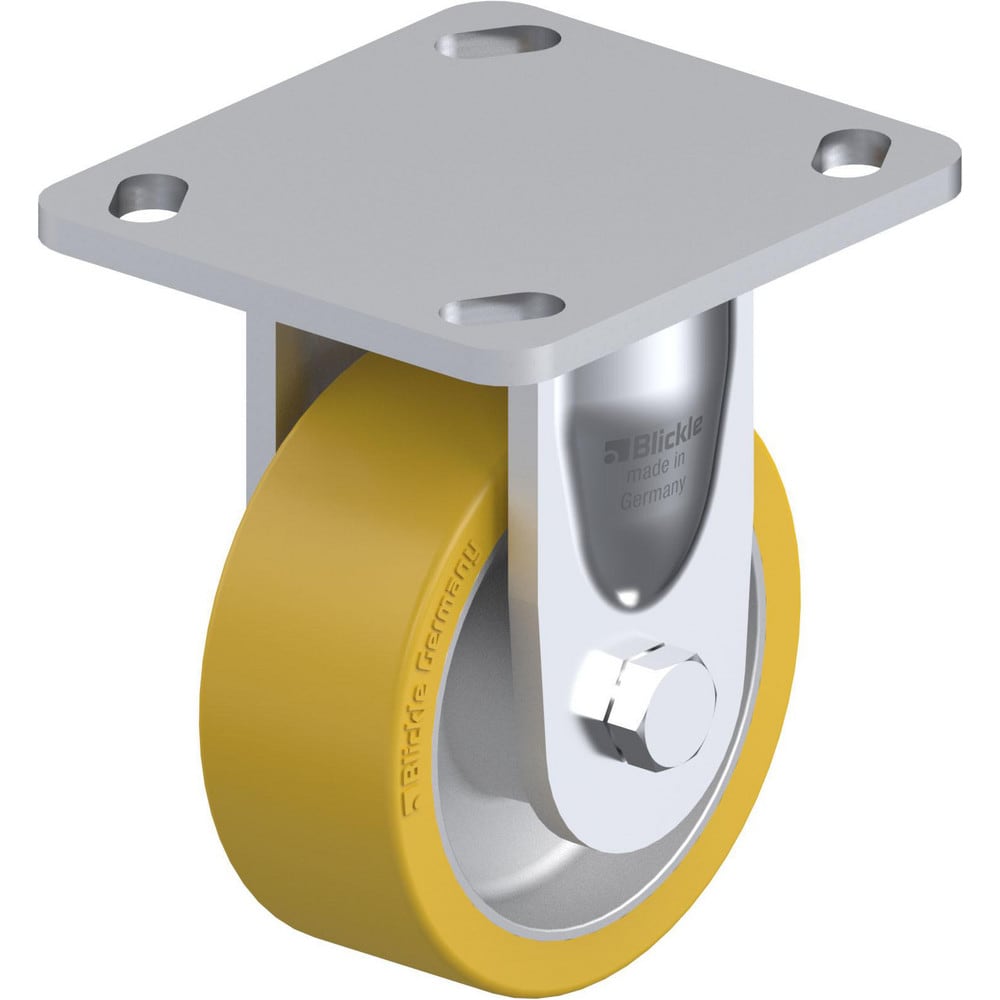 Top Plate Casters, Mount Type: Plate , Number of Wheels: 1.000 , Wheel Diameter (Inch): 5 , Wheel Material: Rubber , Wheel Width (Inch): 1-7/16  MPN:910128