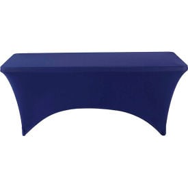 Iceberg Stretch Fabric Table Cover 8' Blue 16536******