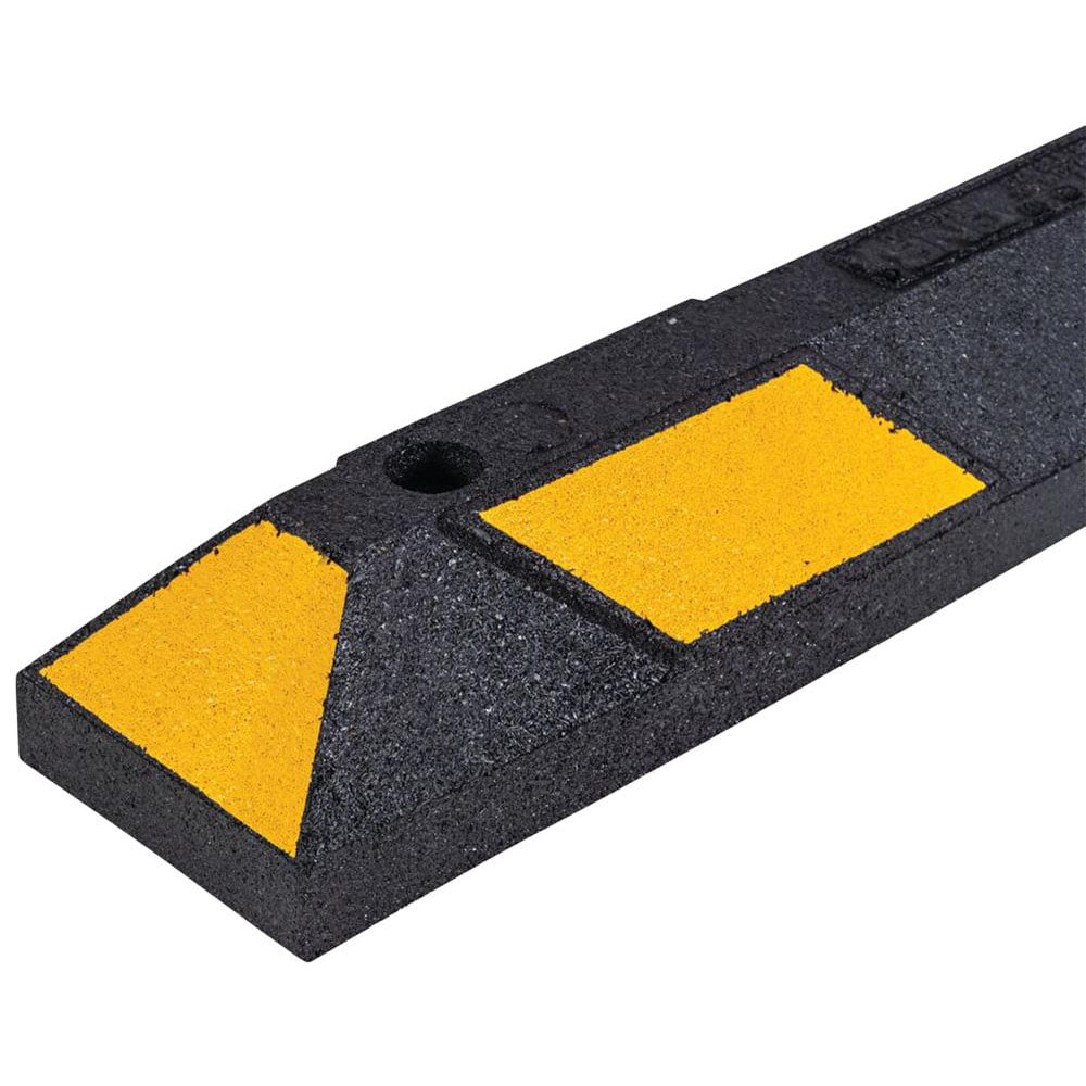 Speed Bumps, Parking Curbs & Accessories, Type: Parking Curb , Material: Rubber , Installation Type: Bolts, Spikes , Color: Black, Yellow  MPN:GNRS1610YB