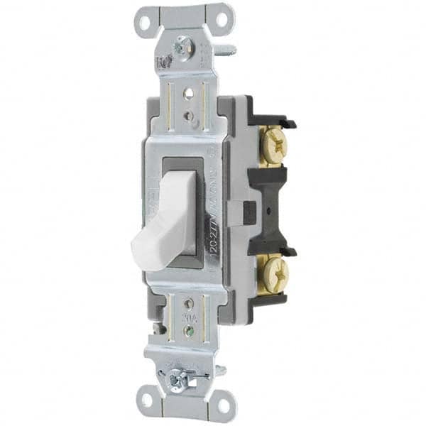 Toggle Switches, Switch Type: Medium Duty , Switch Sequence: Off-On , Contact Form: SPDT , Actuator Type: Toggle , Terminal Type: Screw  MPN:CSB420W