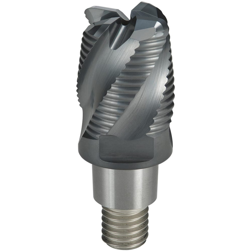 Roughing End Mill Heads, Mill Diameter (mm): 20.00 , Pitch: Variable , Connection Type: Tapered, Threaded , Length of Cut (mm): 21.0000  MPN:10621820