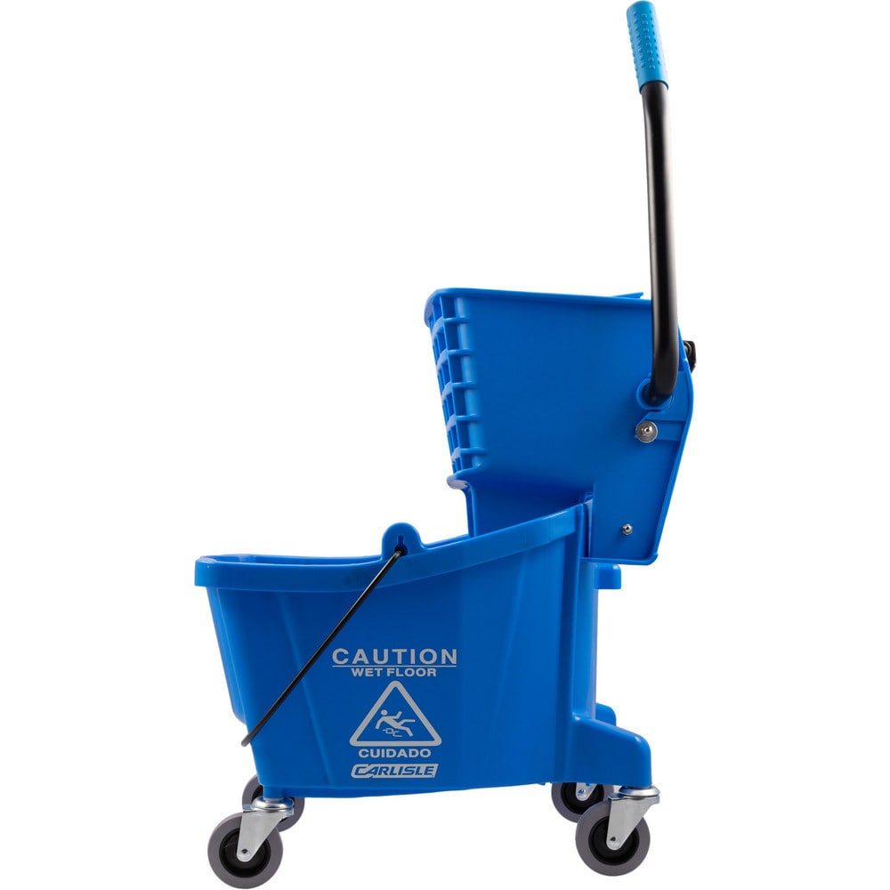 Mop Buckets & Wringers, Connection Type: None , Mop Capacity: 26 , Handle Material: Ergonomic Dual Component , Color: Blue , Features: Durable Material MPN:3690814