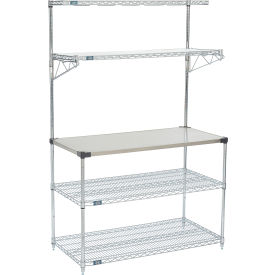 Nexel® 5 Shelf Chrome Baker's Rack 48