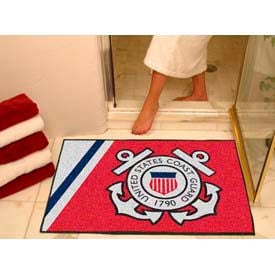 FanMats US Coast Guard All-Star Team Rug 1/4