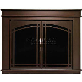 Pleasant Hearth Fenwick Fireplace Glass Door Oil Rubbed Bronze FN-5702 43-1/2