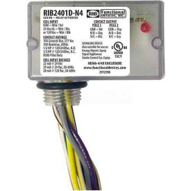 RIB® Enclosed Relay RIB2401D-N4 10A NEMA 4/4X DPDT 24VAC/DC/120VAC RIB2401D-N4